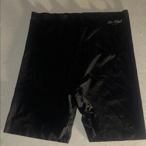 Womens Size XL Black Biker Type Panties.